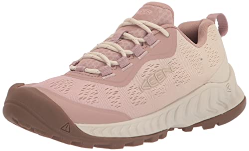 KEEN Women's NXIS Speed Low Height Vented Hiking Shoes, Fawn/Ombre, 6.5