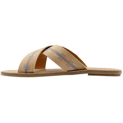 TOMS Womens Viv Fringe Flat Athletic Sandals