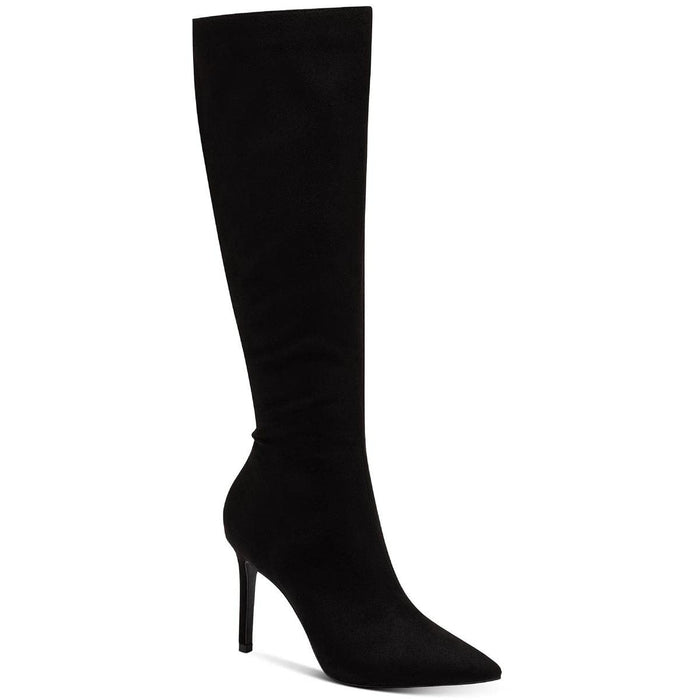 Cufflinks Inc. Women's Rajel Faux Suede Tall Knee-High Boots Medium - Black Mc, 5