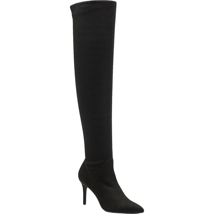 Jessica Simpson Womens Abrine Pull On Over-The-Knee Boots Black 6 Medium (B,M)