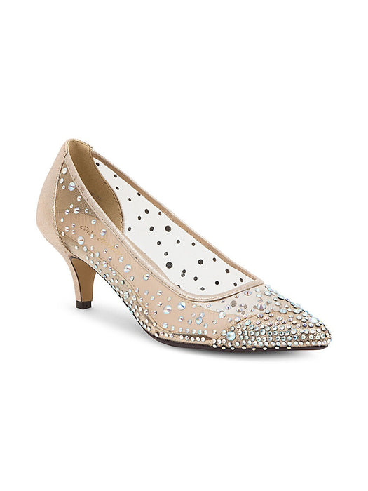 Lady Couture Women's Silk Embellished Pumps