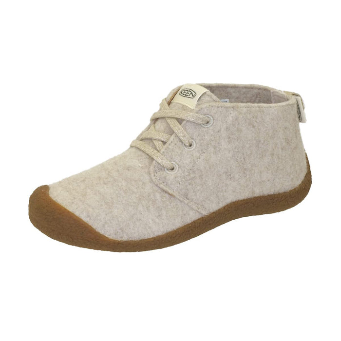 KEEN Women's Mosey Chukka Mid Height Upcylced Ankle Boots, Natural Felt/Birch, 8