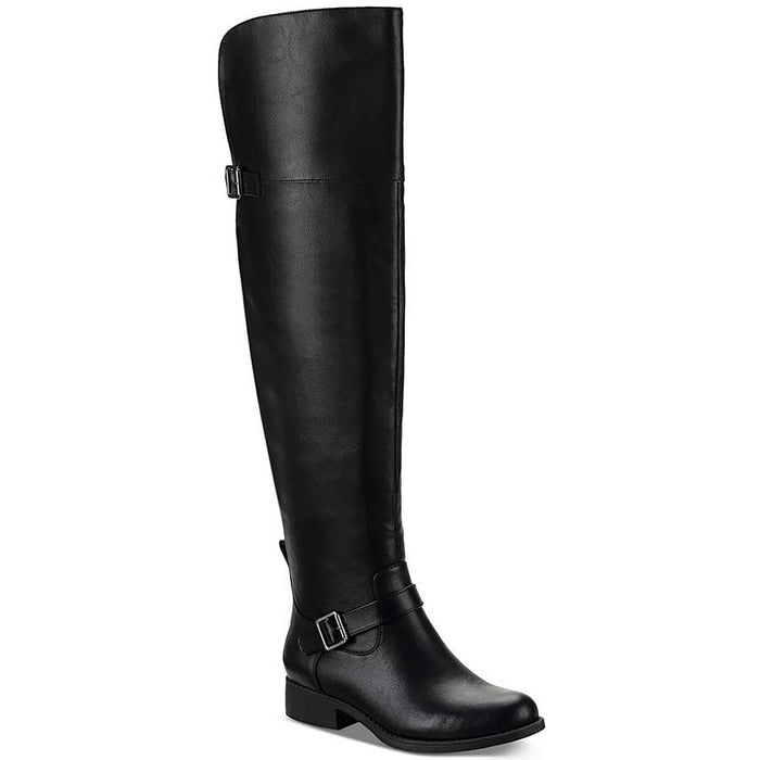 Sun + Stone Womens' Anyaa Buckle Over The Knee Boots