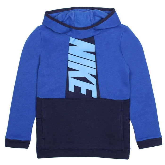 Nike Boys Sportswear Amplify Hoodie Game Royal Little Kid 4