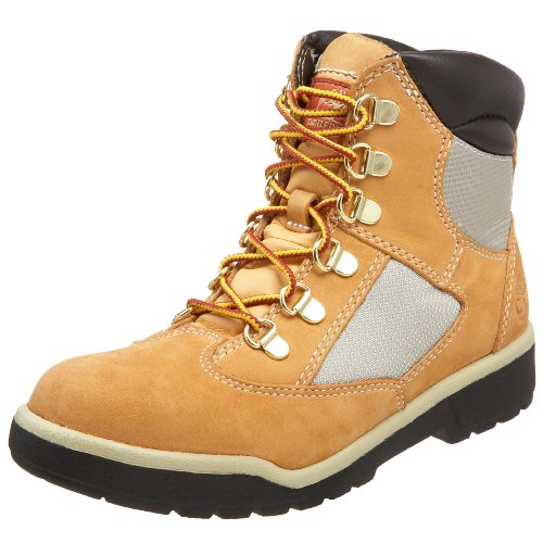 Timberland Kids' 6-Inch Leather and Fabric Field Boot