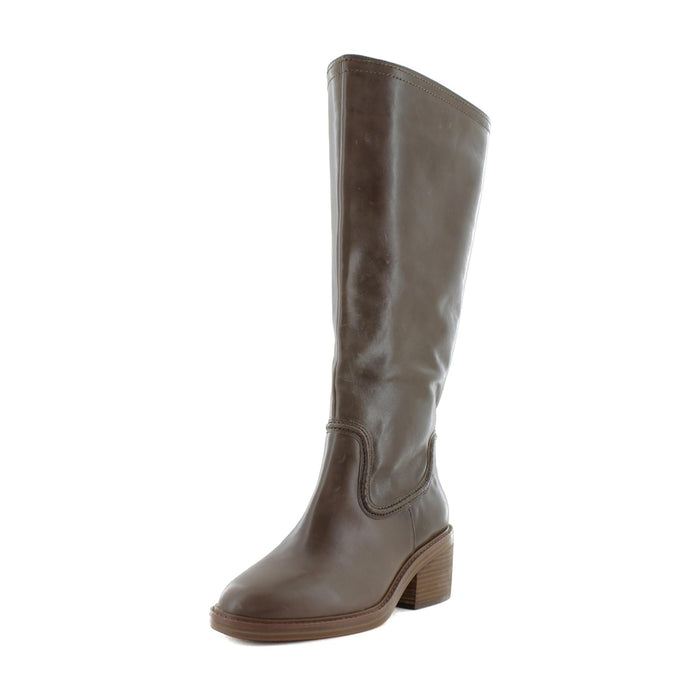 Vince Camuto Womens' Vuliann 4 Leather Knee-High Boots