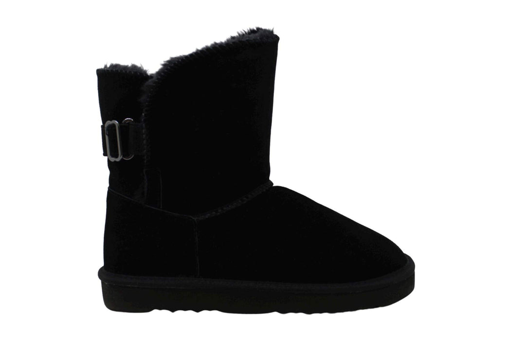 Style & Co. Womens Teeny Suede Closed Toe Ankle Cold Weather, Black, Size 8.0