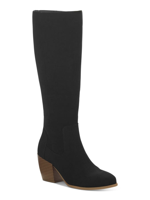 Style & Co. Women's Warrda Faux Suede Zip Up Mid-Calf Boots