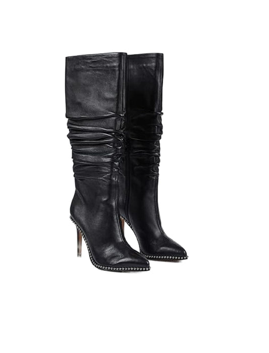 BCBGMAXAZRIA Women's Harbi Boots, Black, 7.5