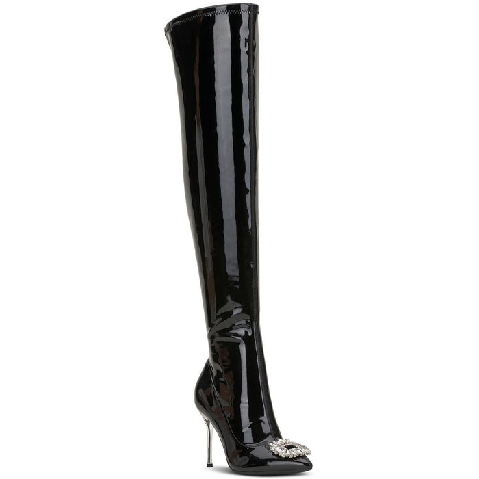 INC Womens Romina Pumps Tall Knee-High Boots Black 6.5 Medium (B,M)