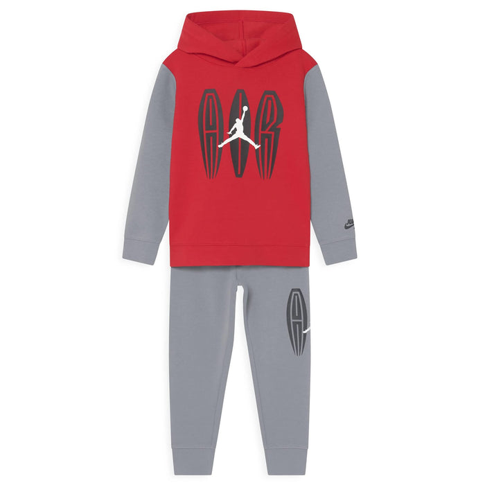 Jordan Baby Boys MJ MVP Blocked Fleece Set (Infant) Stealth 24 Months