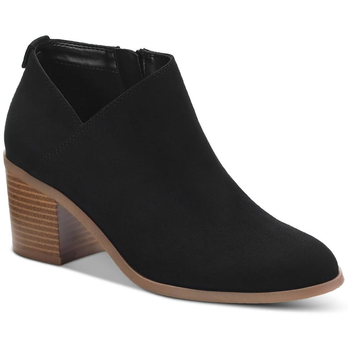 Style & Co Womens Felaa Asymmetrical Block Heel Booties