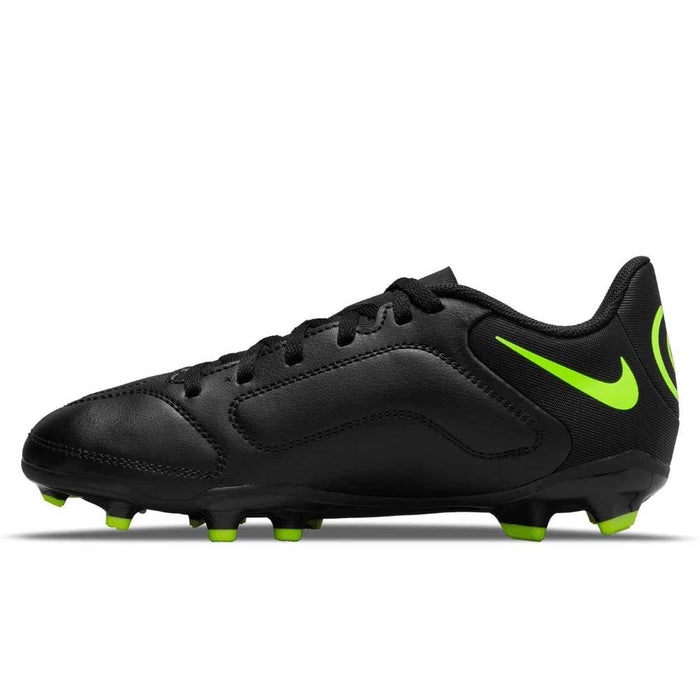 Nike Kids Jr Legend 9 Club FG/MG Soccer (Toddler/Little Kid/Big Kid) Black/Volt 3.5 Big Kid