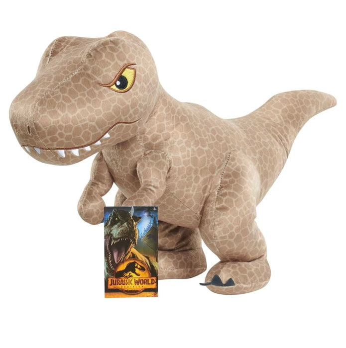 Jurassic World Large 12-inch Tyrannosaurus Rex Plush Stuffed Animal, Kids Toys for Ages 3 up