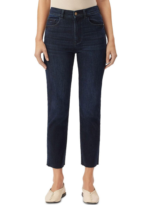 DL1961 Womens Patti High Rise Straight Ankle Jeans 24 27