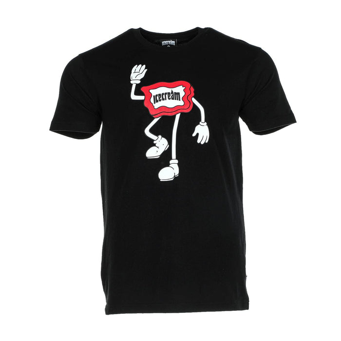Ice Cream Wave Short Sleeve Tee Black XL