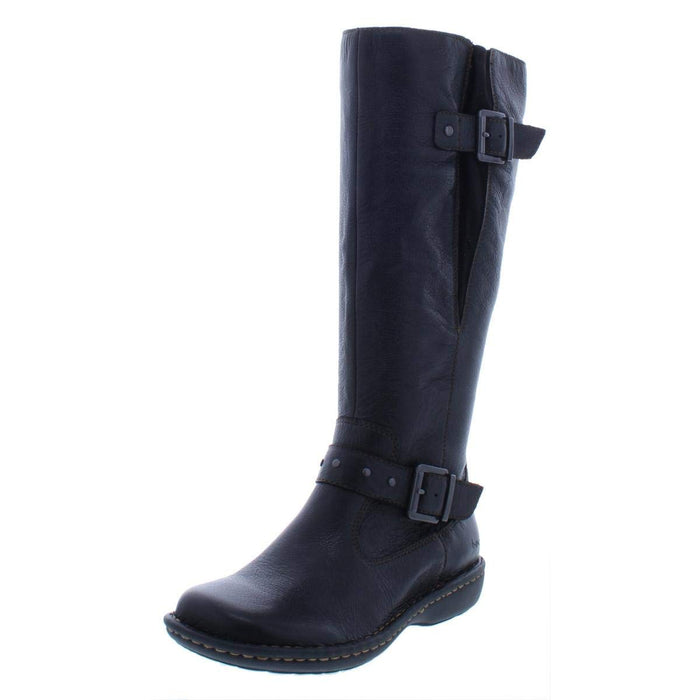 BOC Womens' Austin Leather Buckle Riding Boots