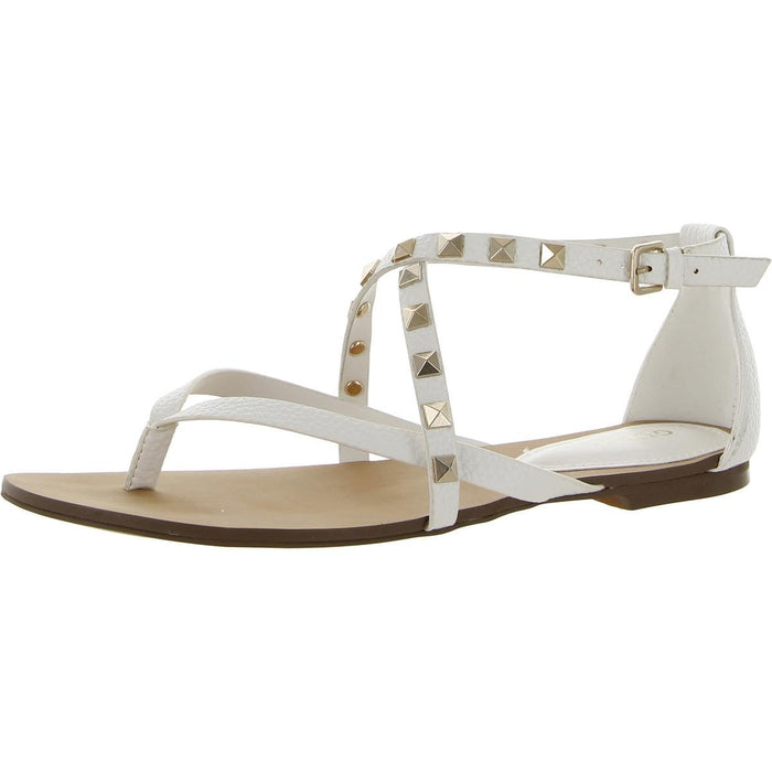 GUESS Womens Nizana Studded Strappy Ankle Strap