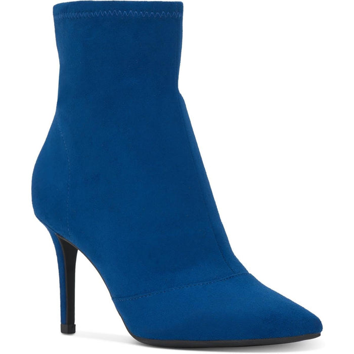 Jessica Simpson Women's Alliye Ankle Boots, Blue Hour Microsuede, 6.5