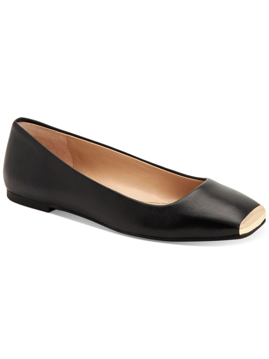 Alfani Womens' Neptoon Faux Leather Square Toe Ballet Flats