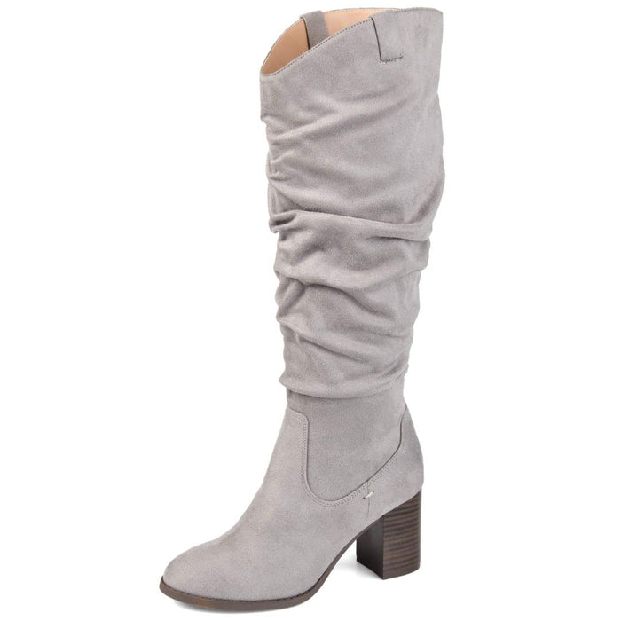 Journee Collection Womens' Aneil Stacked Heel Knee High Boots