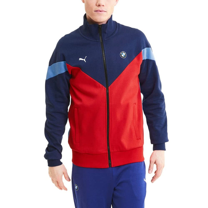 PUMA BMW MCS Sweat Jacket Marina/Blueprint/High Risk Red XL