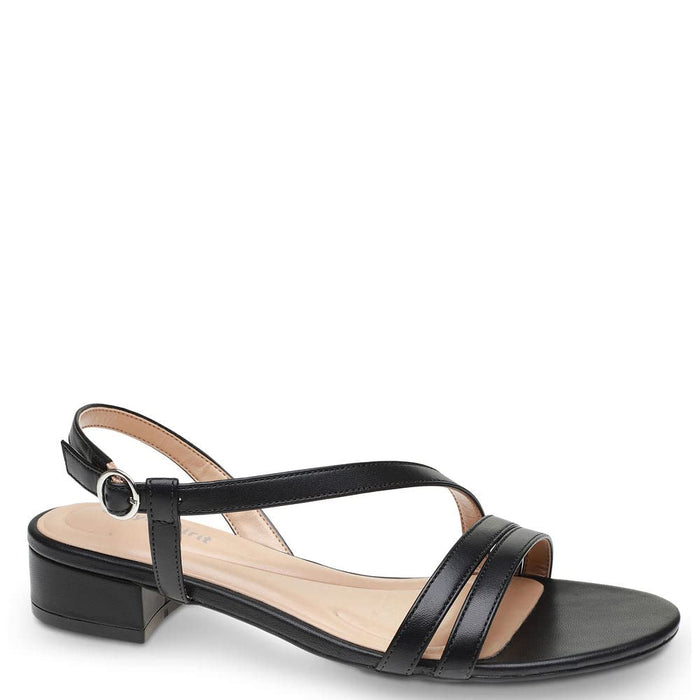 Easy Spirit Women's Glenni Sandals, Black, 8.5 Wide