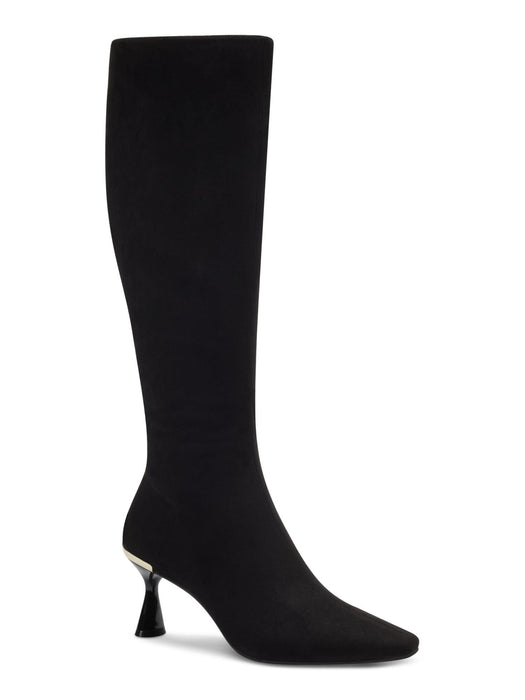 Alfani Womens Cecee Faux Suede Tall Knee-High Boots Black 5 Medium (B,M)