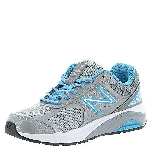 New Balance Women's 1540 V3 Running Shoe, Silver/Polaris, 9.5 Wide