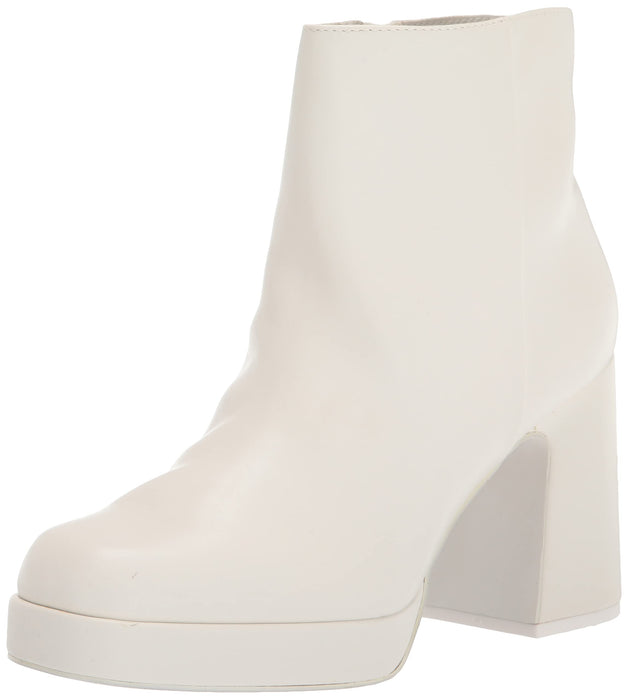 Madden Girl Women's Activate Ankle Boots, White Paris, 10