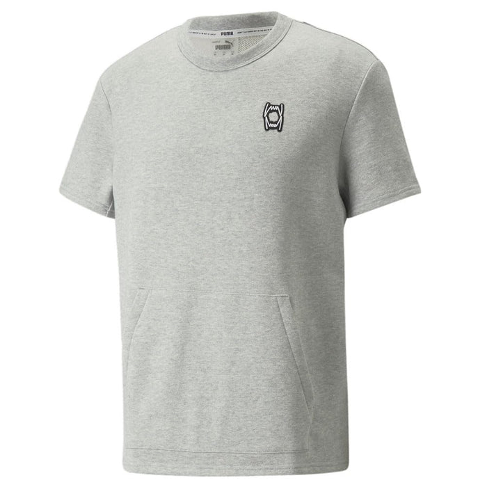 PUMA Pivot Cutoffs Pullover Light Gray Heather LG