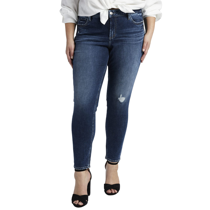 Silver Jeans Co. Plus Size Elyse Skinny W03116EPX372 Indigo 16W 27