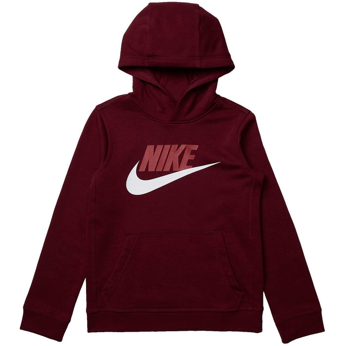 Nike Kids Boys Club Fleece Pullover Beetroot XL Big Kid