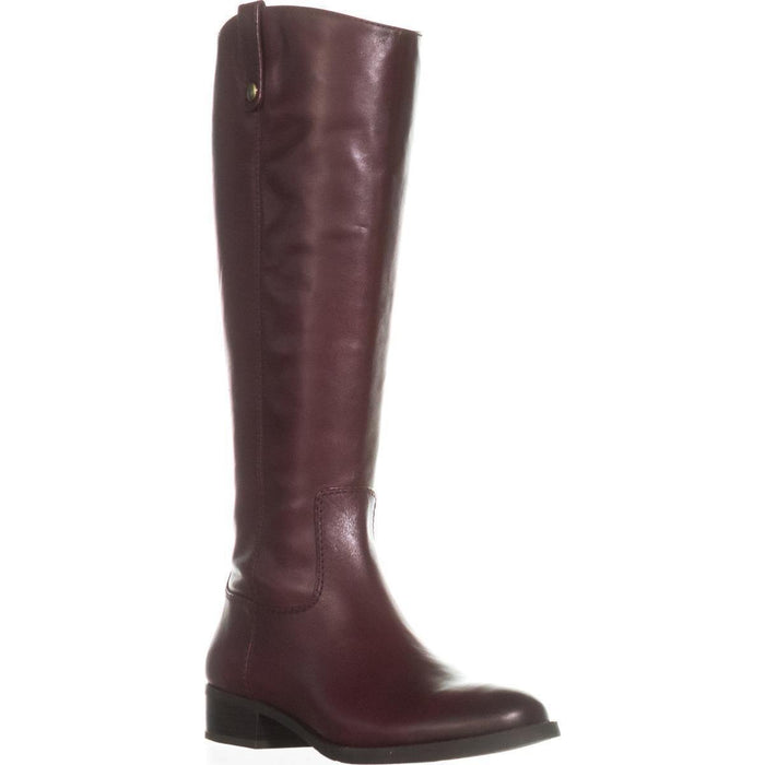 International Concepts INC Womens Fawne Leather Knee-High Knee-High Boots Red 9 Medium (B,M)