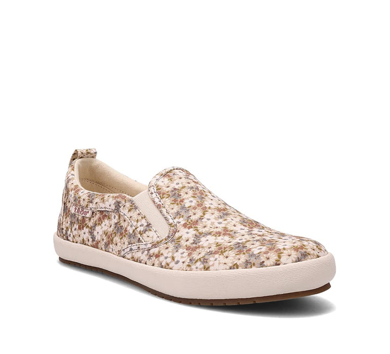 Taos Footwear Women's Dandy Natural Floral Multi Sneaker