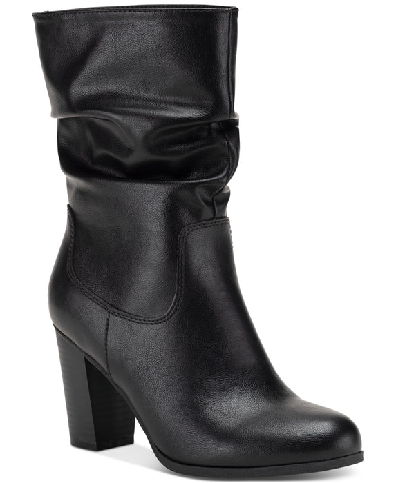 Style & Co Saraa Slouch Mid-Shaft Boots, Created for Macy's - Chocolate