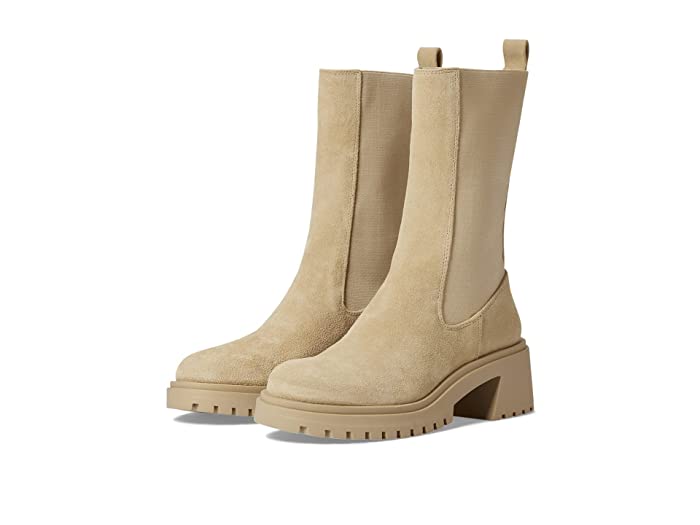 Steve Madden Women's Hesitant Round Toe Block Heeled Fashion Boot