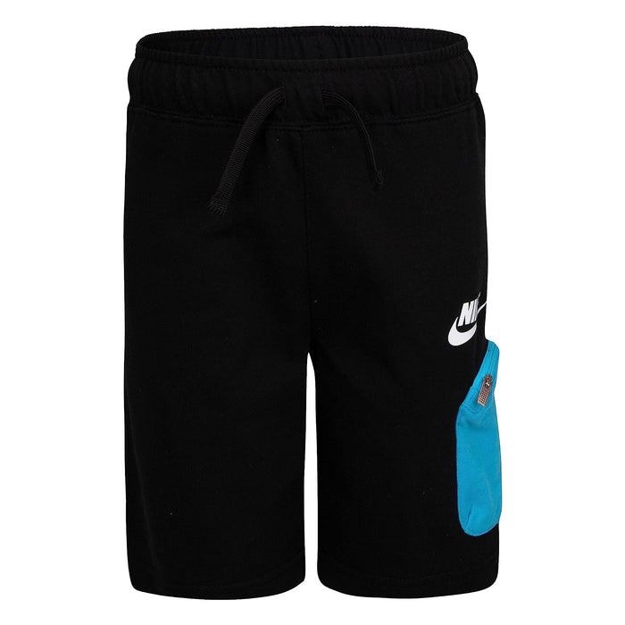 Nike Kids Baby Boys Print Pack French Terry Shorts (Toddler) Black 2T Toddler