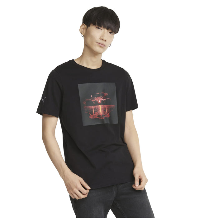 PUMA Ferrari Nightride Tee Puma Black LG