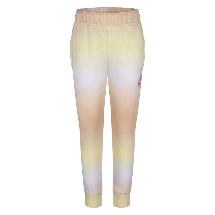 Nike Girls Printed Club Jogger Pants (Toddler/Little Kids) Sesame 6X Little Kid