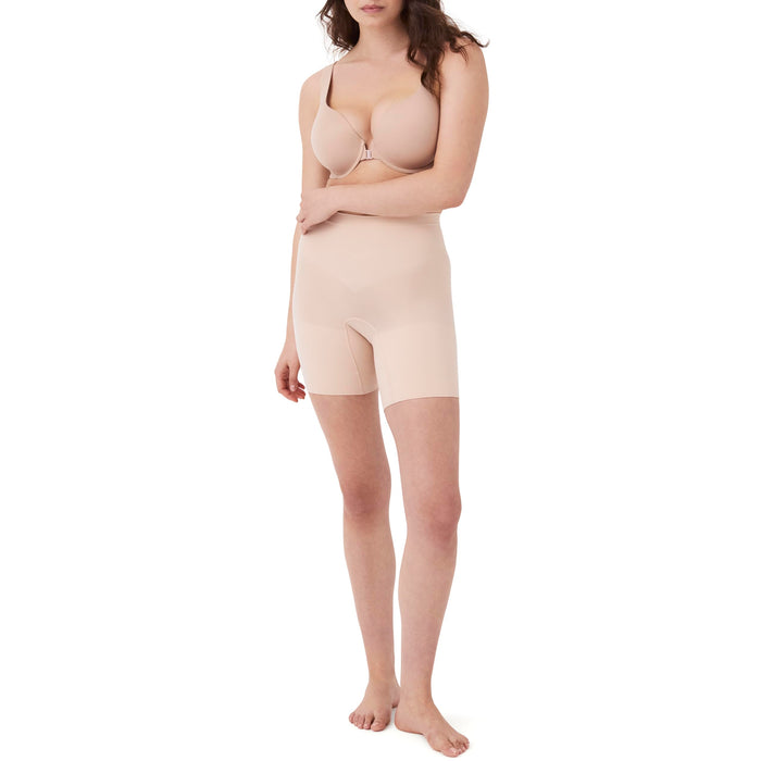 SPANXsculpt Women's Seamless Power Mid-Thigh Short - Core Shapewear - Lightweight