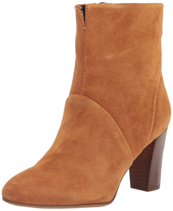 Franco Sarto Women's Pia Ankle Boots, Whiskey Light Brown Suede, 9