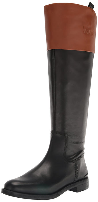 Franco Sarto Womens Meyer Knee High Boot Black Leather 7 M