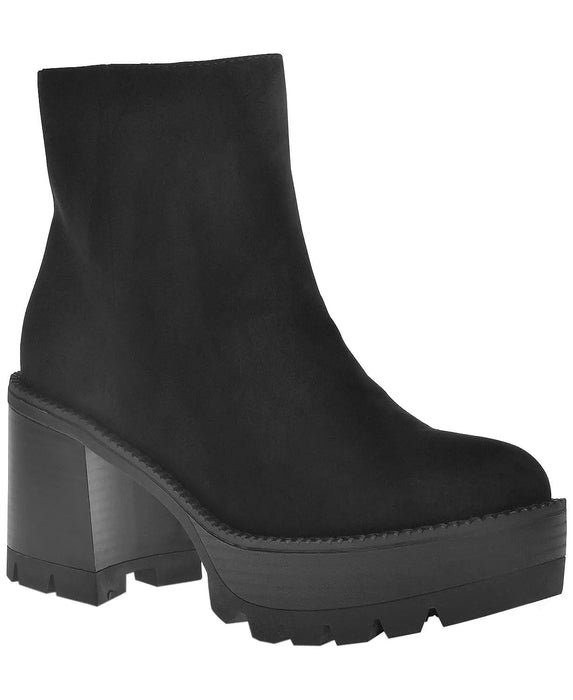 Wild Pair Women's Margoee Ankle Boots, Black Micro, 8.5