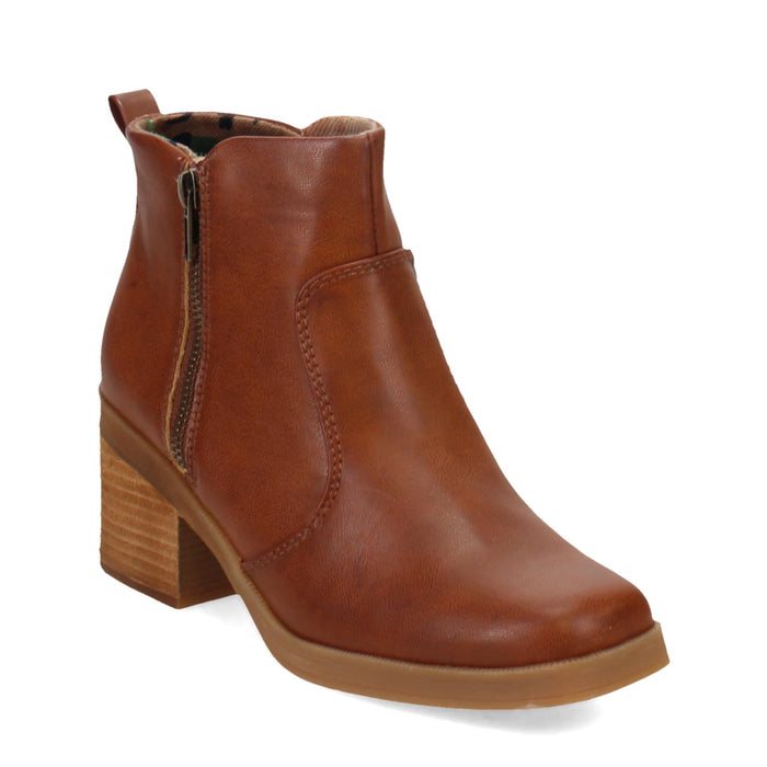 B.O.C. Womens' Lexy Faux Leather Square Toe Booties