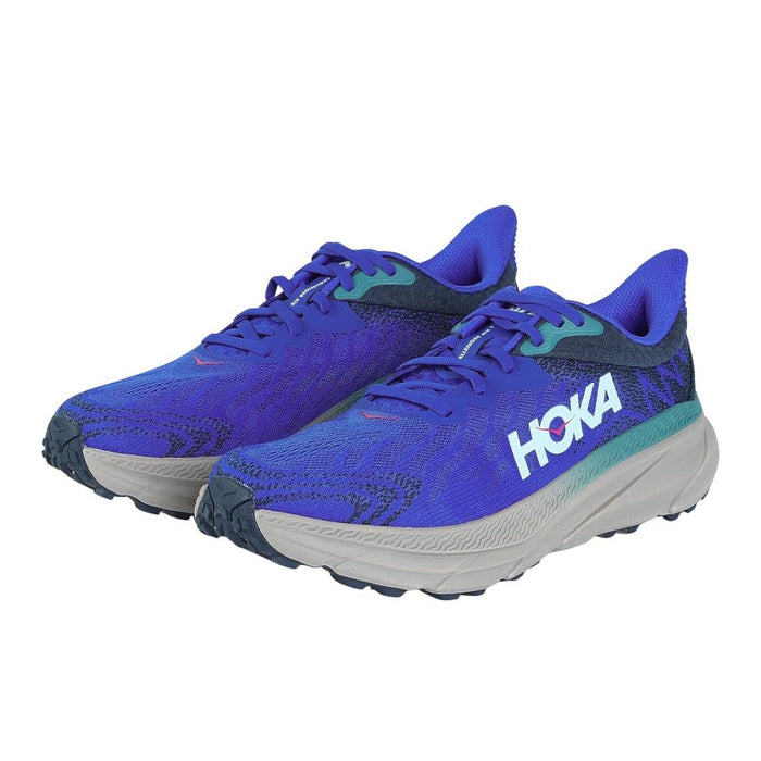 Hoka Men's Challenger 7 Sneaker, Ultramarine/Oceanic, 10