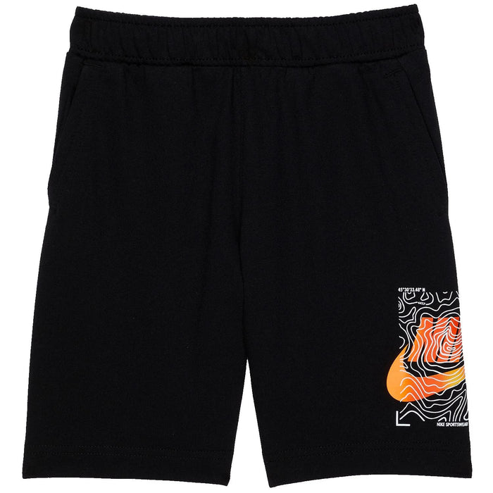 Nike Baby Boys Sportswear French Terry Shorts (Toddler) Black 2 Toddler