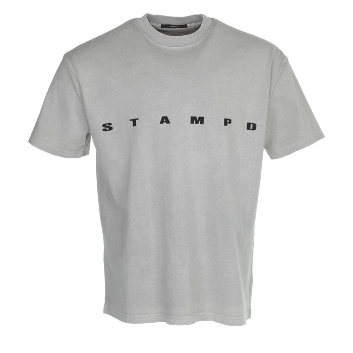 Stampd Embroidered Strike Logo Relaxed Tee Fog SM