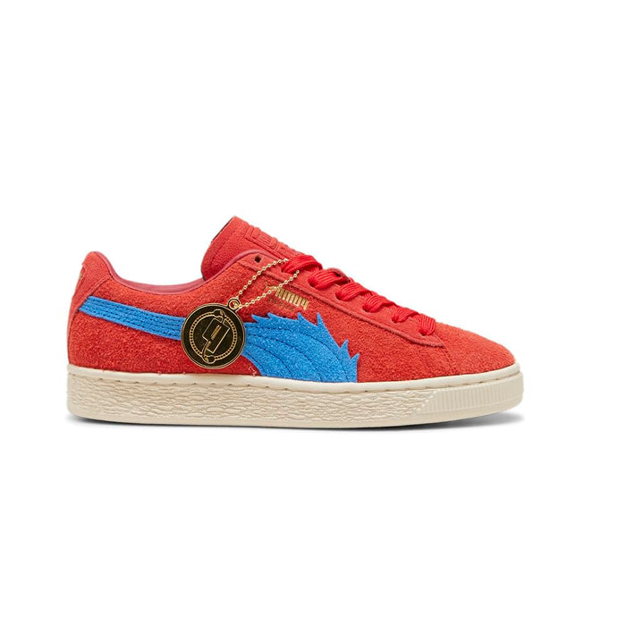 PUMA Kids Boys Suede X Op Lace Up Sneakers Shoes Casual - Red - Size 5.5 M
