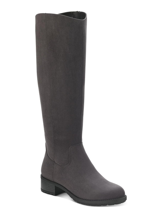 Style & Co Women's Graciee Round Toe Block Heel Zip-up Riding Boots